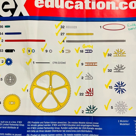 K’nex Education Stem Building Simple And Compound Machines 16 models, 352 pieces - Picture 5 of 6